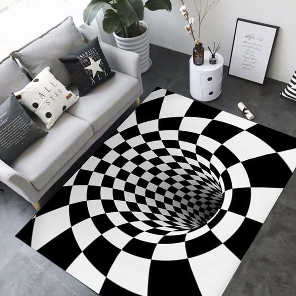 

carpets 3d print area rugs nordic soft carpet flannel creative geometry mat antiskid large size rug for living room decor