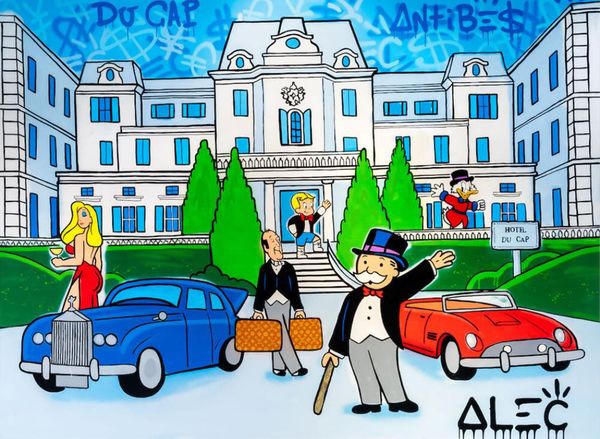 

alec monopoly artworks monopoly welcoming home decor handpainted &hd print oil painting on canvas wall art canvas pictures 210119