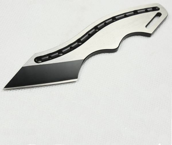 Высочайшее качество 608 нож с фиксированным лезвием 5Cr15Mov атласная лезвие Полный тан ручка Открытый кемпинг Tactical Utility Hiking Спасательные ножи с нейлоном она