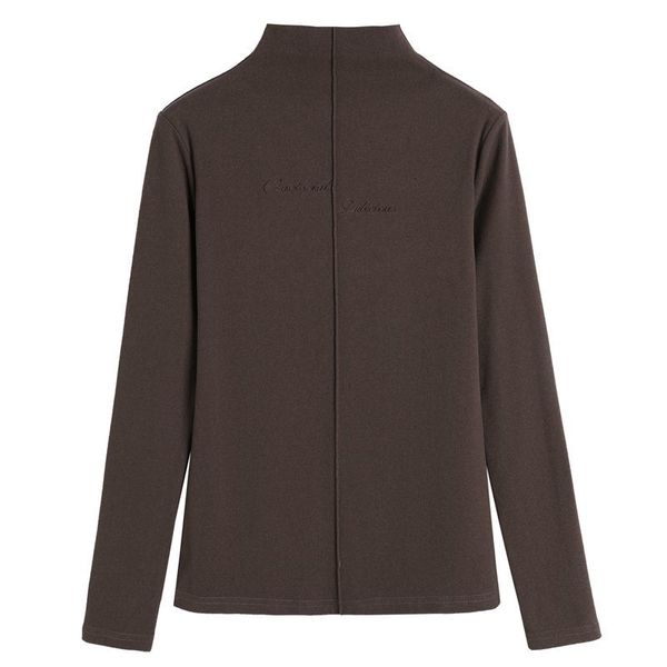 

2021 new s-3xl women turtleneck sweater autumn winter long sleeve pullovers black coffee soft female jumper jersey 65mb, White;black