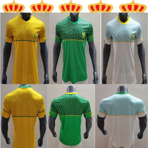 

2020 2021 south soccer african jerseys national football team egyp m.salah #10 ghana tunisia home away football shirts, Black;yellow