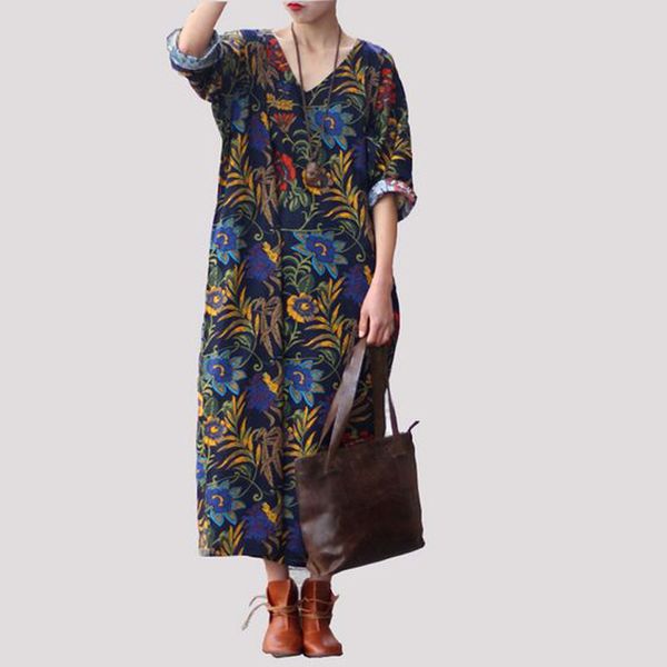 

summer dress ventaji maxi women's printed gowns
