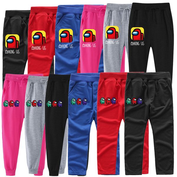 

game among us pants kids trousers children boy girls among us cartoon anime long pants juniors casual sports pencil pant bottoms g10608, Blue