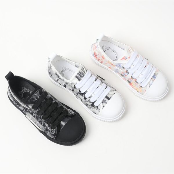 

spring autumn kids shoes toddler girls boys sneakers mesh breathable fashion casual children shoes size 26-35, Black;red