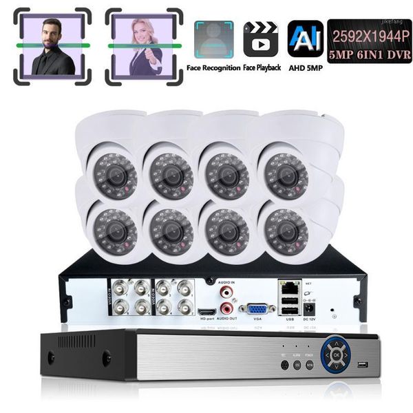 

8ch 5mp 6-in-1 cvbs ahd cvi xvi tvi ip video security system cctv dvr face record weatherproof surveillance security camera1