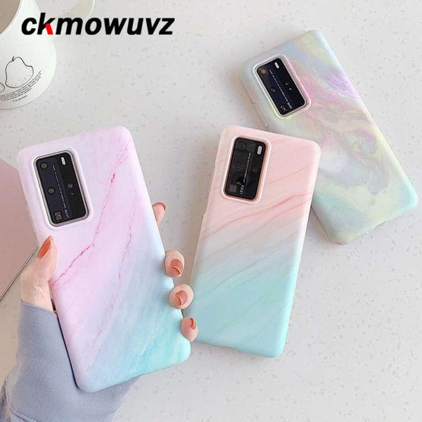 

phone case for samsung galaxy a70 a50 a40 a30s a41 a51 a71 5g back cover on soft imd silicone candy color pink marble coque capa