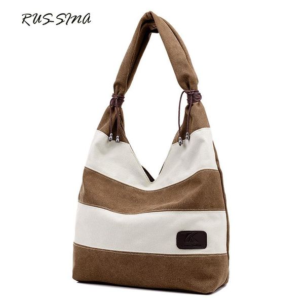 

2020 new fashion women canvas striped handbag large capacity casual tote zipper bolsa silt pocket feminia yns-tg-121