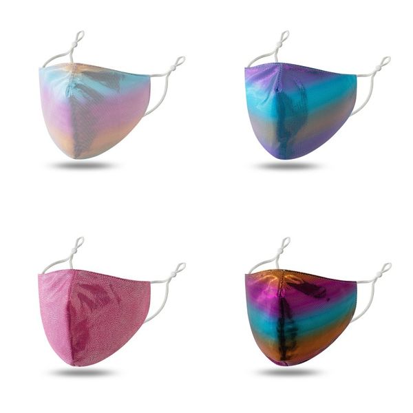 

ventilation dustproof mouth masks sequins men women washable fashion face mask reusable adjustable foldable 2 8wsa j2