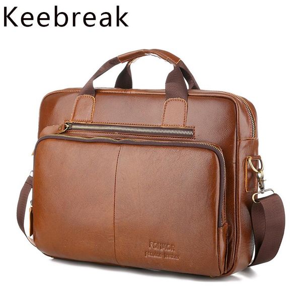 

briefcases vintage cowhide men briefcase 14'' bag laphand man document a4 men's messenger shoulder bags travel