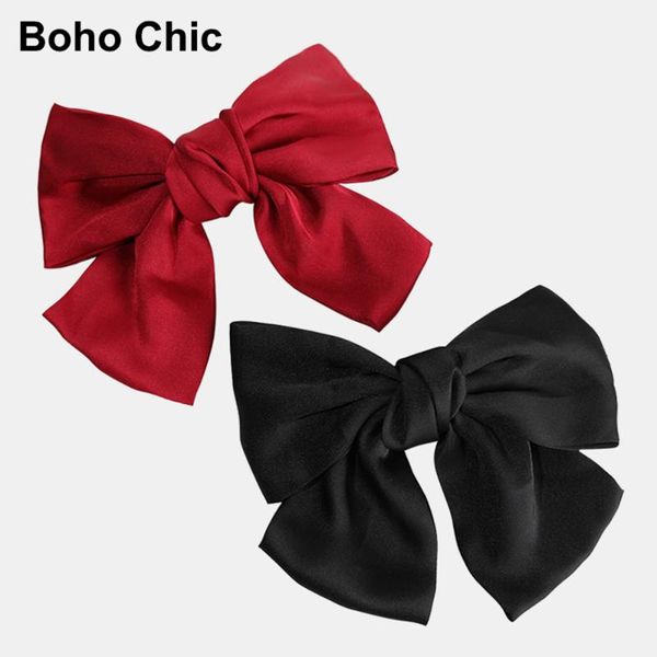 

solid hair scrunchie bows hairband for girls ponytail holder hair rope elastic satin silk solid accessories christmas