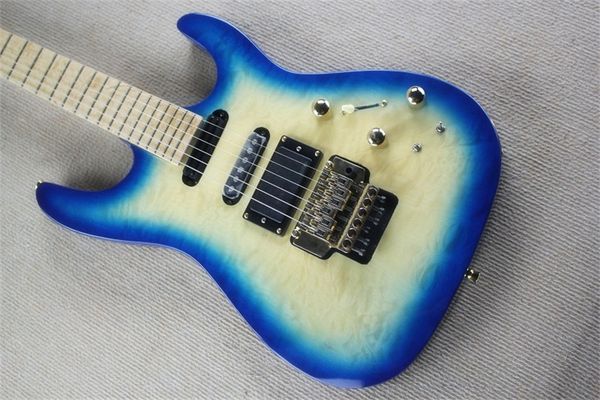 

flyoung pc1 double shake 24 product electric guitar cloud pattern veneer gem blue active pickup can cut single