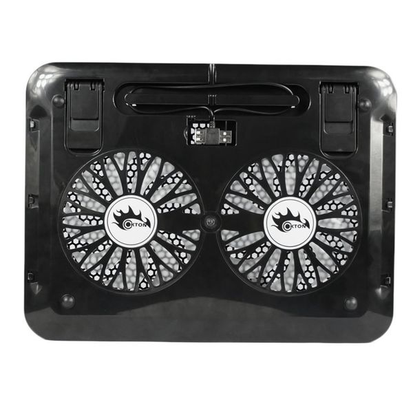 

blue led dual fans usb port cooling stand pad cooler for lapnotebook