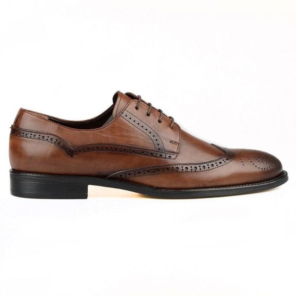 

footcourt- luxury brown oxford leather men shoes casual office business wedding shoes lace up smart casual handmade dress, Black