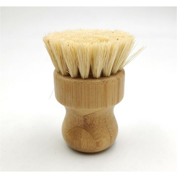 

palm pot wash brush wooden round mini dish brush natural scrub brush durable scrubber short handle cleaning di jllewr sinabag