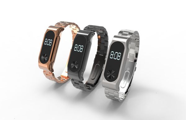 

bracelet 2 stainls steel intelligent solid three bead second generation metal anti loss replacement wristb