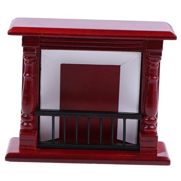 

new1 / 12 игрушек мини деревянный камин украшения миниатюрные мебельные игрушки куклы дома аксессуары new1 wmtchf