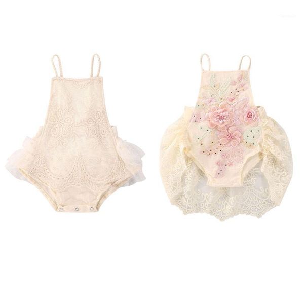 

jumpsuits 0-18m infants baby girls summer clothing born kids floral lace embroidery romper jumpsuit bodysuit1, Blue