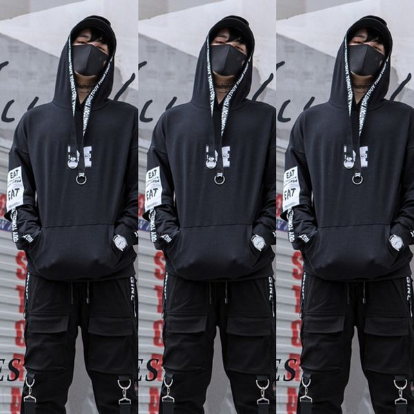 

new men's hip hop in autumn and winter chinese fashion boys bf hoodie hoodie original stay style men's clothing ct656 p85 ugi02, Black