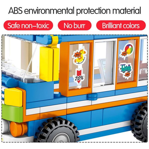 

sembo city street scene creative building blocks friends ice car truck snack stall figures bricks toys for children yxlvxq xhlove