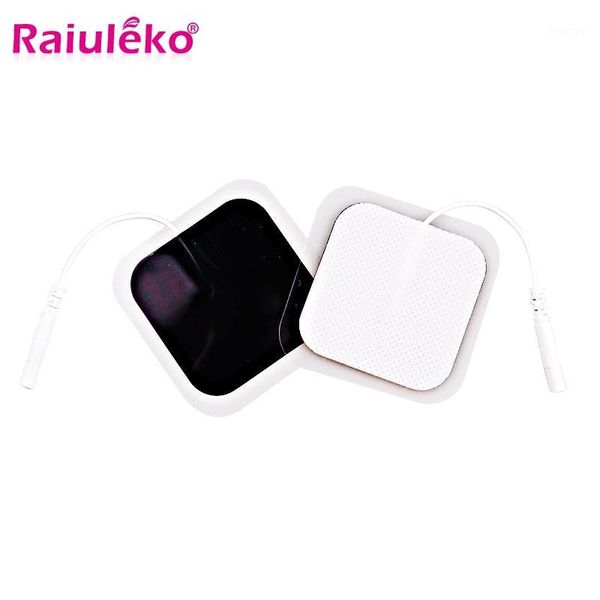 

20/10pcs/lot(5 pair) 5*5cm tens electrode pads pin type for physical therapy massager electric digital machine massager1