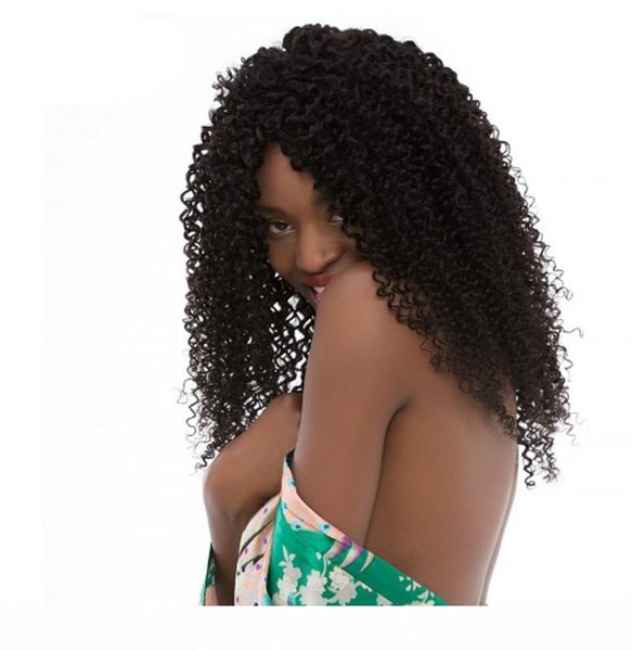 

brazilian virgin human hair full lace wigs with baby hair glueless kinky curly lace front wigs for women, Black;brown