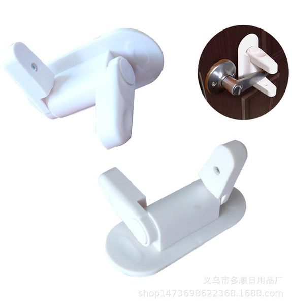 

baby safety lock door handle household newborn child protection door handle universal adhesive compatible baby safety