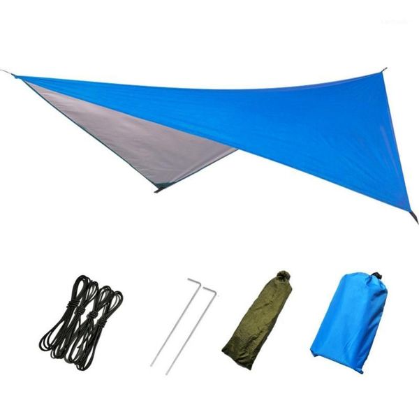 

outdoor camping hiking awning beach garden awning hammock rain tarpaulin waterproof tent1