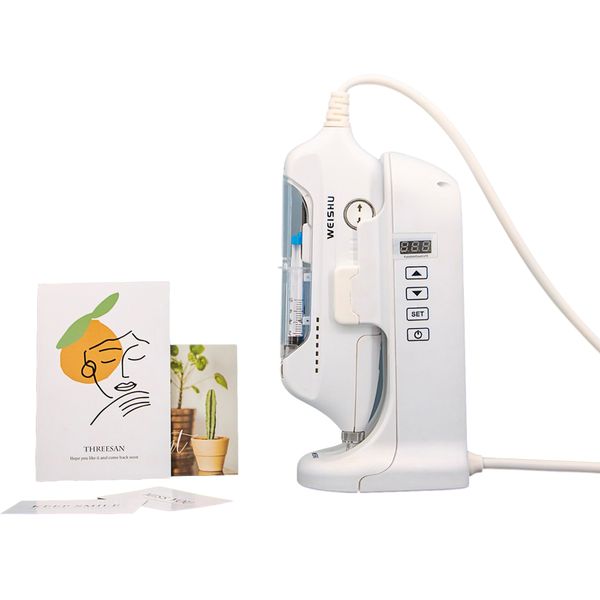 

2020 arrival high pressure atomization meso injector gun no needle injection pen for anti-wrinkle beauty machine, Black;white