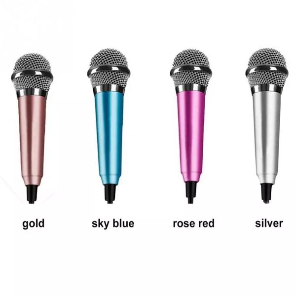 

handheld mic portable mini 3.5mm stereo mic audio microphone for the mobile phone accessories