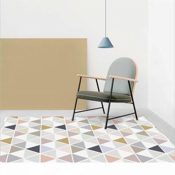 

carpets for living room geometric stitching pattern non-slip carpet christmas rug bedroom rug 100% polyester floor mat
