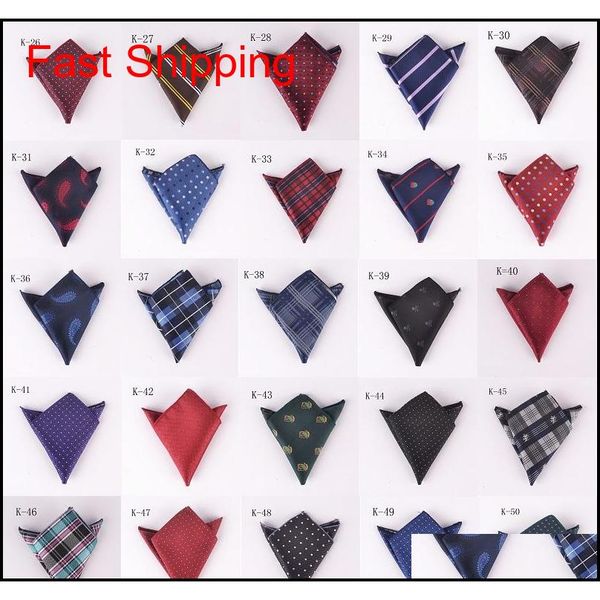 

new cash pocket handkerchief fashion high-end dress small square wedding party handkerchief towel tie 61 colors qylevj new_dhbest, Blue;white