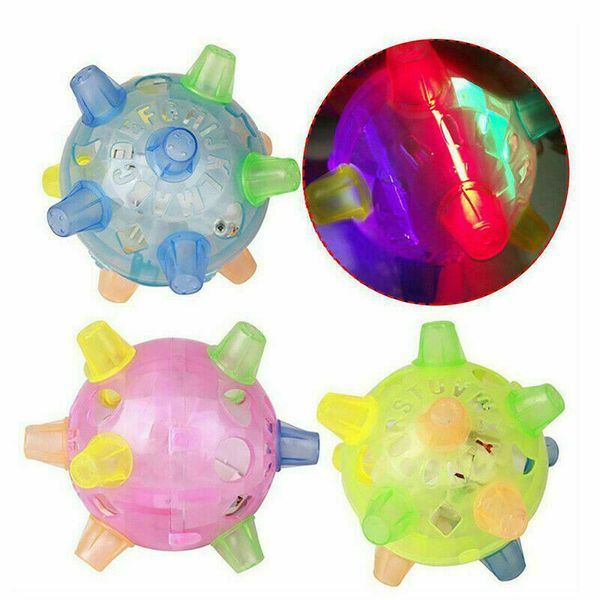 

2020 children's luminous toys bouncing balls kids christmas gifts q0113