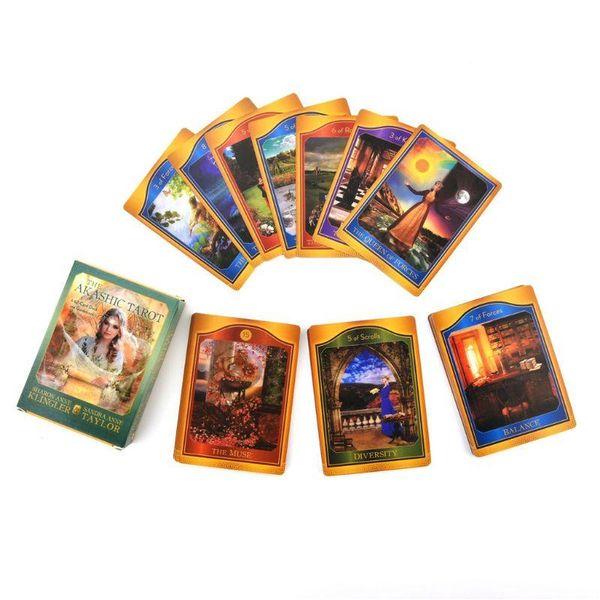 

the akashic tarot 62 cards deck and guidebook read fate family party board game n58b bbyetp sweet07
