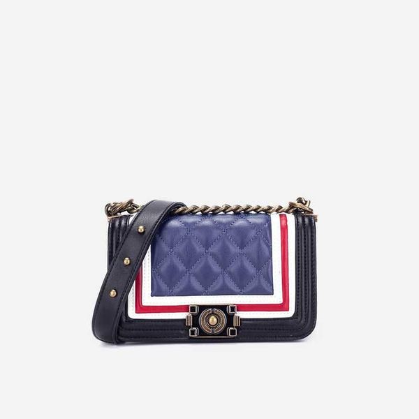 

new rhombus chain bag graceful messenger bag mini all-match women's