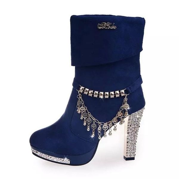 

внешнеторговая l boots новый стиль для осени и зимы горный хрусталь европа и соединенные штаты высоких каблуках мартин сапоги, Black