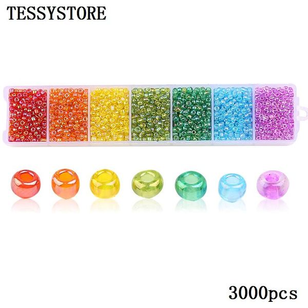 

tessystore m бисер box set шарм кристалл распорка стеклянные бусы для изготовления ювелирных изделий браслеты поделки ручной работы аксессуа