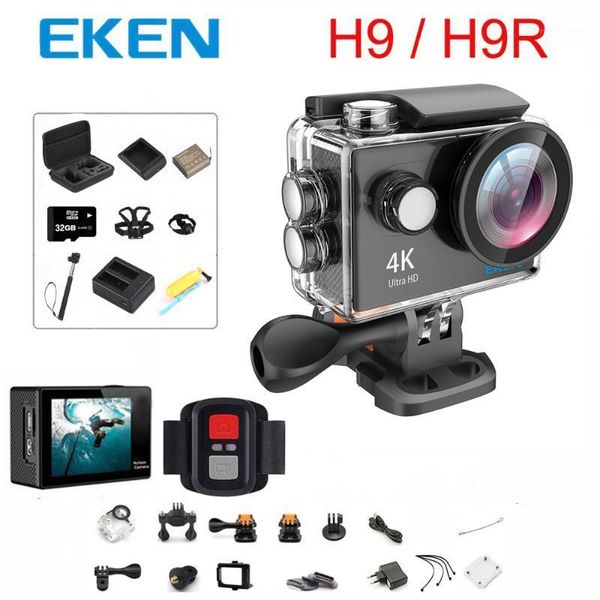 

original eken h9 / h9r action camera ultra hd 4k / 30fps wifi 2.0" 170d underwater waterproof cam helmet vedio sport pro cam1