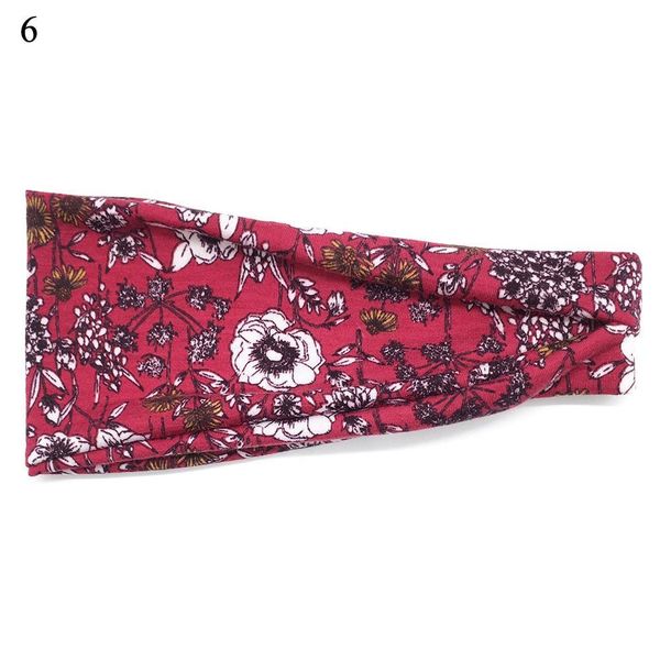 

summer elastic stretch wide hairbands sport hair band multicolor floral print hair band sports running yoga spa hair accessories q bbyoyi