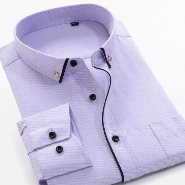 

2019 new men's business long-sleeved shirt fashion casual loose social shirt male brand clothing large size 7xl 8xl 9xl 10xl1, White;black