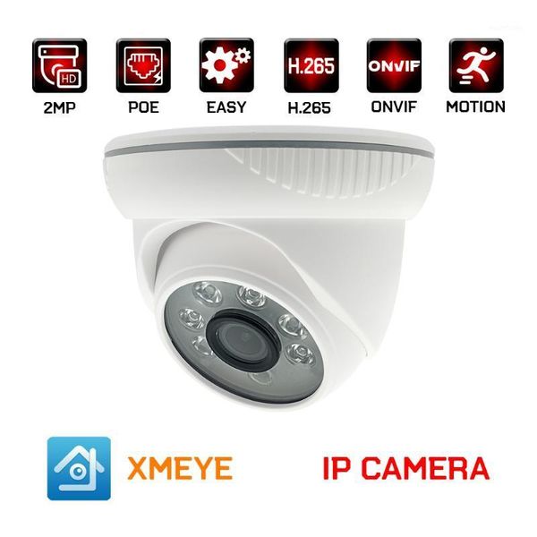 

3mp 2mp poe ip camera h. 265 indoor plastic dome cctv video surveillance security camera infrared night vision 1080p onvif xmeye1
