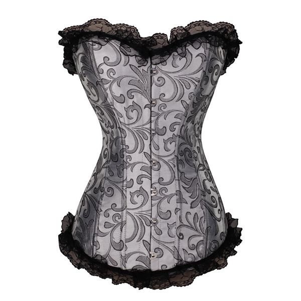 

v-neck vest corset, White;black
