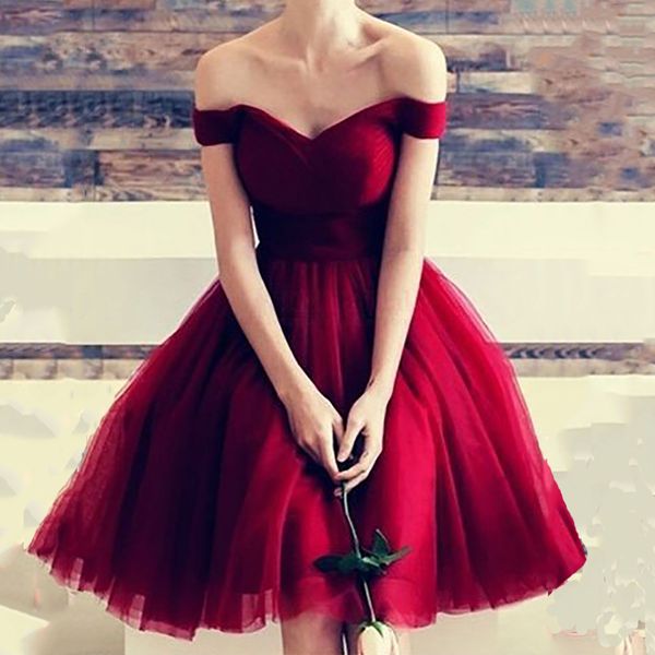 

verngo simple red tull prom dresses short ball gown prom dress lace up back dress prom gala jurken vestidos de fiesta de noche, Black