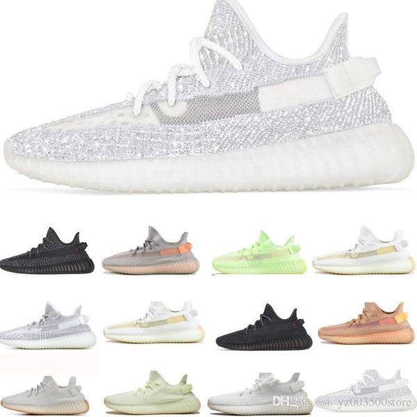 

hyperspace frozen yellow v2 shoes antlia kanye west for men women true low sneakers sports shoes size 36-45