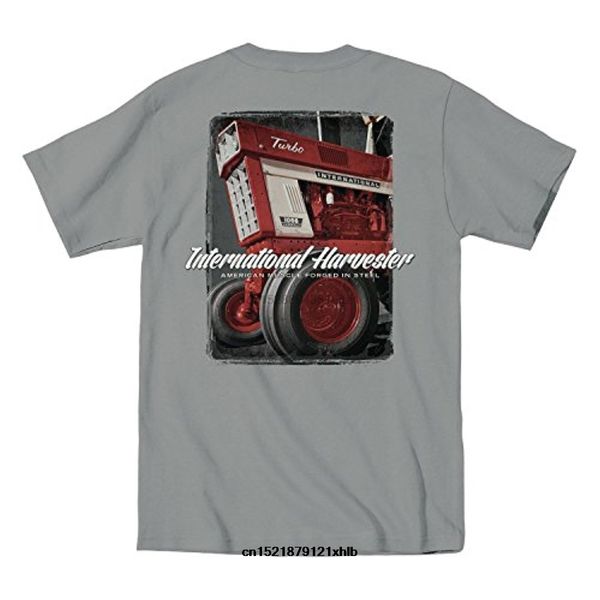 

men t shirt silver international harvester turbo farm tractor printed pattern short t-shirt novelty t shirt sport hooded sweatshirt hoodie