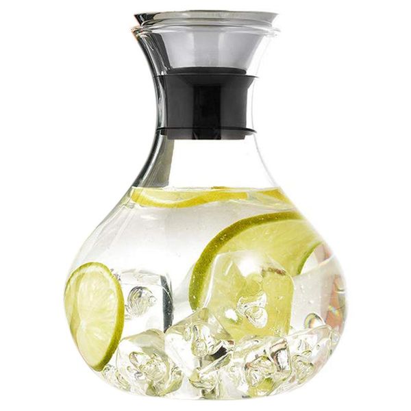 

lid glass water decanter gifts jug steel 21 with 15l drink jug gift cards carafe carafe stainless qylsiy mywjqq
