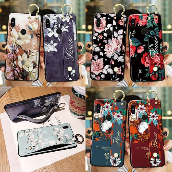 

qahongmi 4x 4a 6a 7a 8a s2 k20 k30 notebook 4x 5a 56 7 8 9 pro 9s 8t tpu mobile phone flower box wristband bracketlk