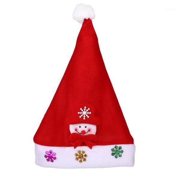 

glowing christmas light hat santa claus elk xmas cap decoration kids gift1