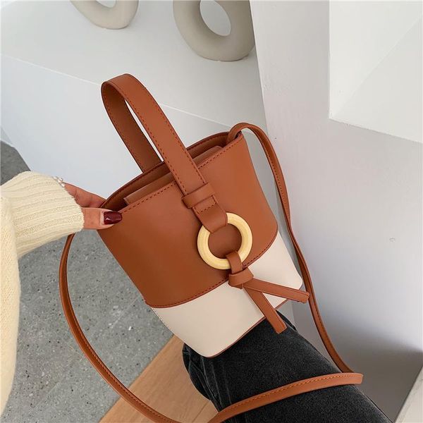 

small women tote bucket bags for women 2020 new quality pu leather ladies designer handbags and purses female shoulder bags sac