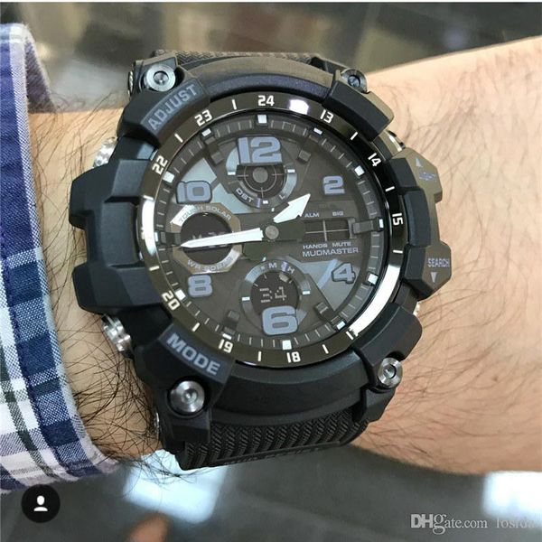 

led sport mens relogio masculino all function work compass led digital g student outdoor shock style watch wholesale rubber desinger watches, Slivery;brown