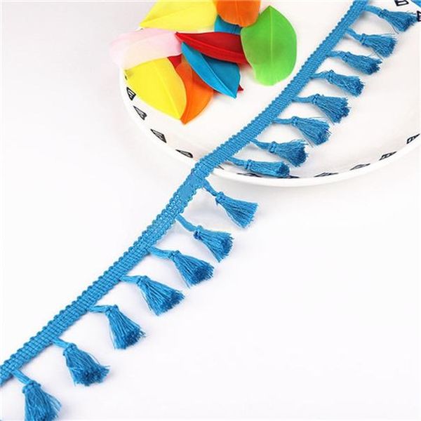 

cotton tassel lace ribbon 40mm fringe lace trim ribbons ethnic latin dress stage garment curtain sewing diy decorative 2yards h wmtsss